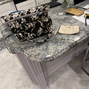 Vera Bradley Floral Black and White Tote Bag
